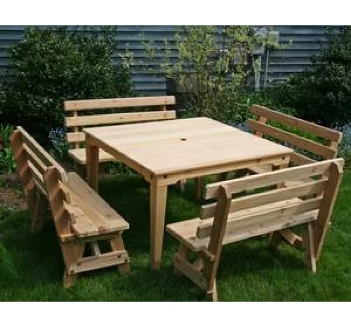 Creekvine Designs Cedar Union Dining Set