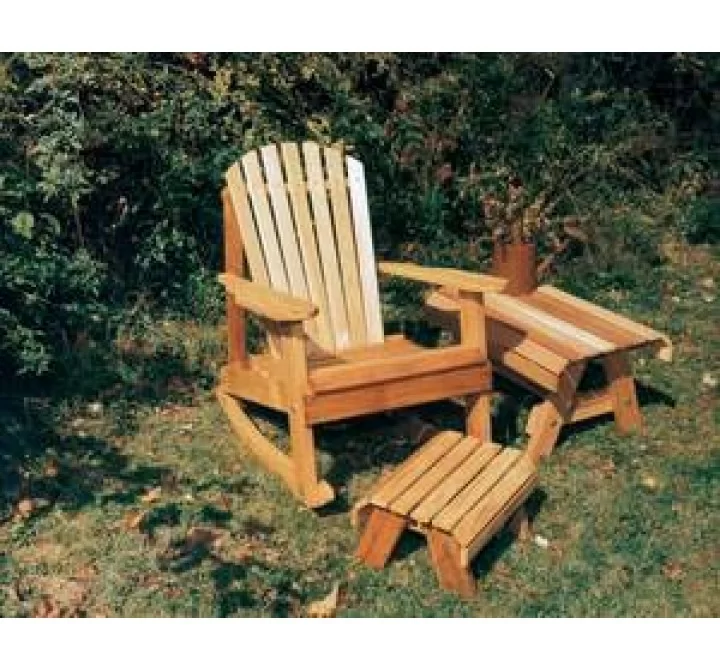 Creekvine Designs Cedar American Forest Adirondack Rocker Collection