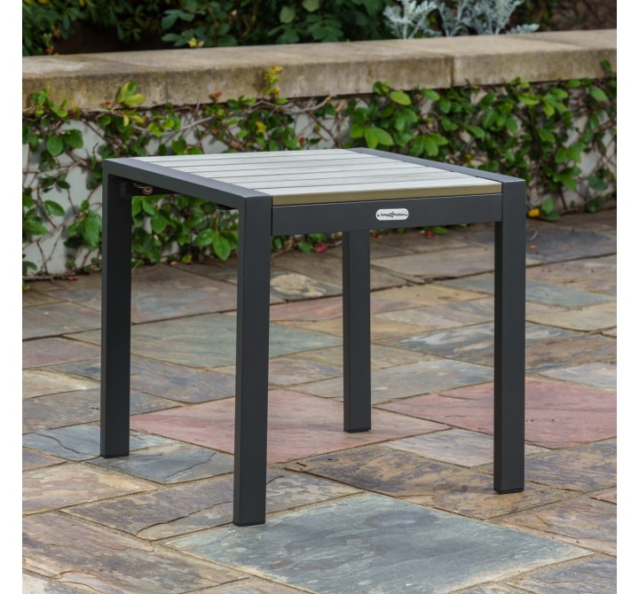 Tortuga Outdoor Lakeview Modern Outdoor Aluminum Side Table
