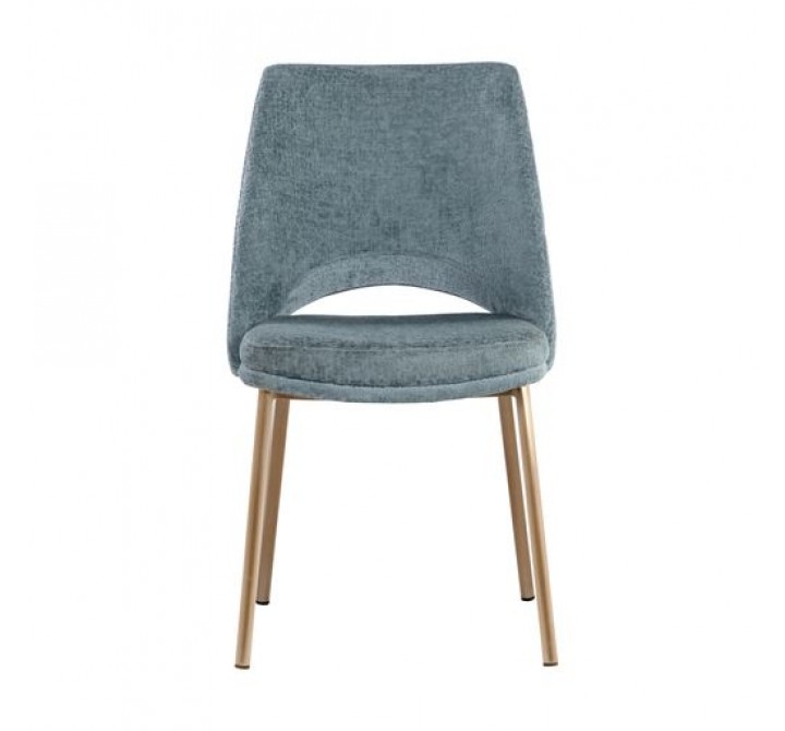 Sunpan Radella Dining Chair Bergen French Blue - Front Angle