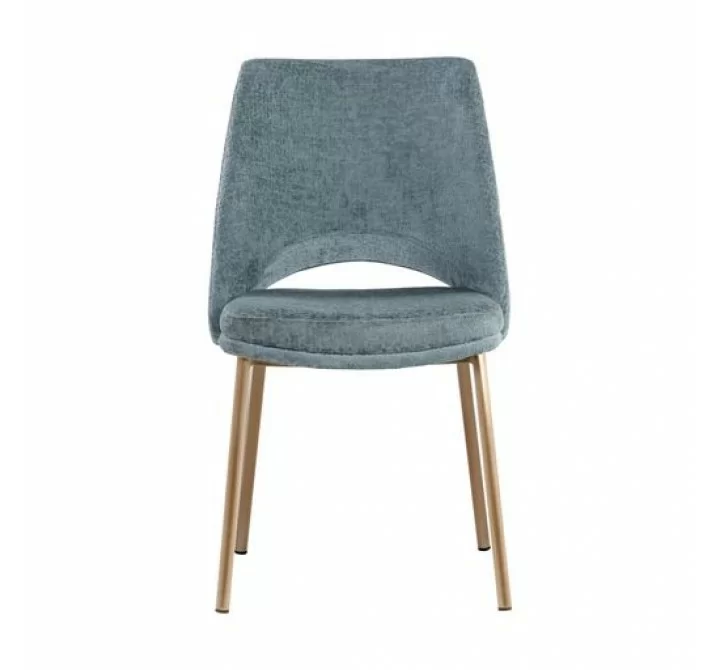 Sunpan Radella Dining Chair Bergen French Blue - Front Angle