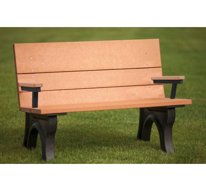 Polly Products Traditional ADA Bench with arms