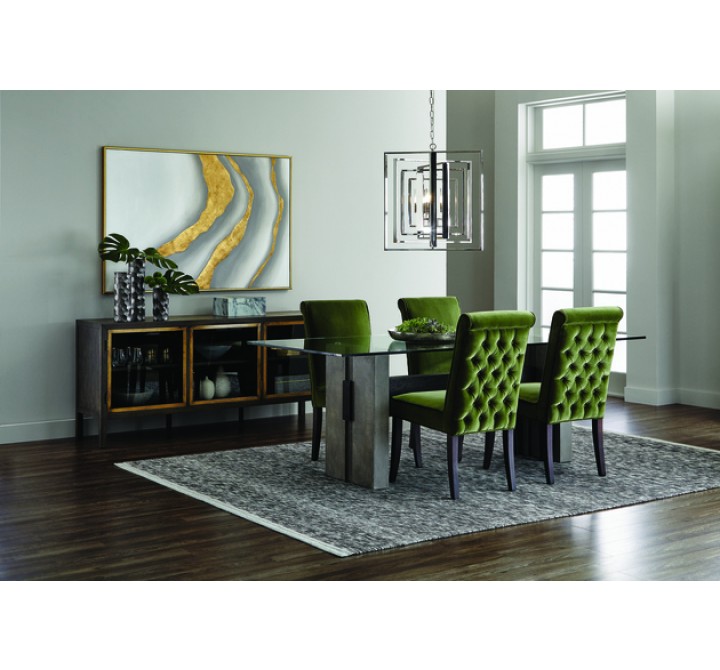 Sunpan Gold Abyss (set of 2) - 40" x 60" - Gold Floater Frame - Lifestyle