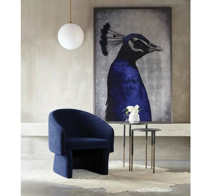 Sunpan The Peacock - 48" x 72" - Charcoal Frame 2