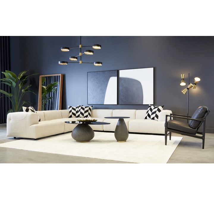 Sunpan Double Cross (set of 2) - 48" x 48" - Black Floater Frame - Lifestyle