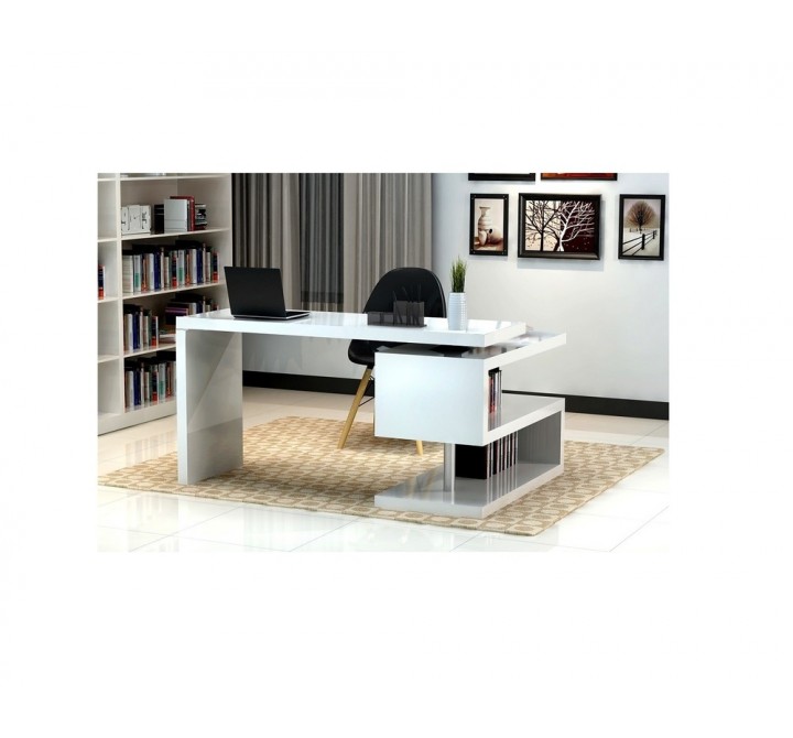 J&M Furniture A33 Office Desk White