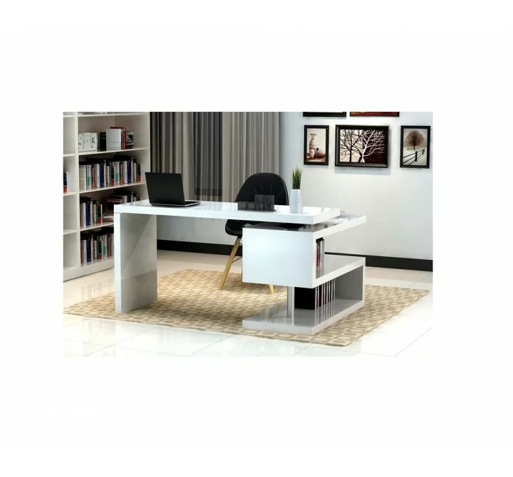 J&M Furniture A33 Office Desk White