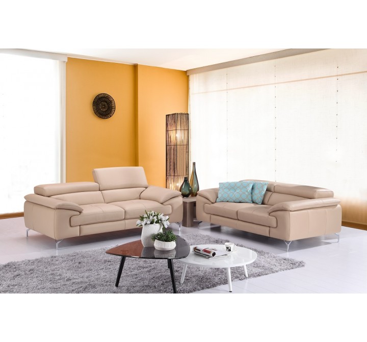 J&M Furniture A973 Italian Leather Sofa 