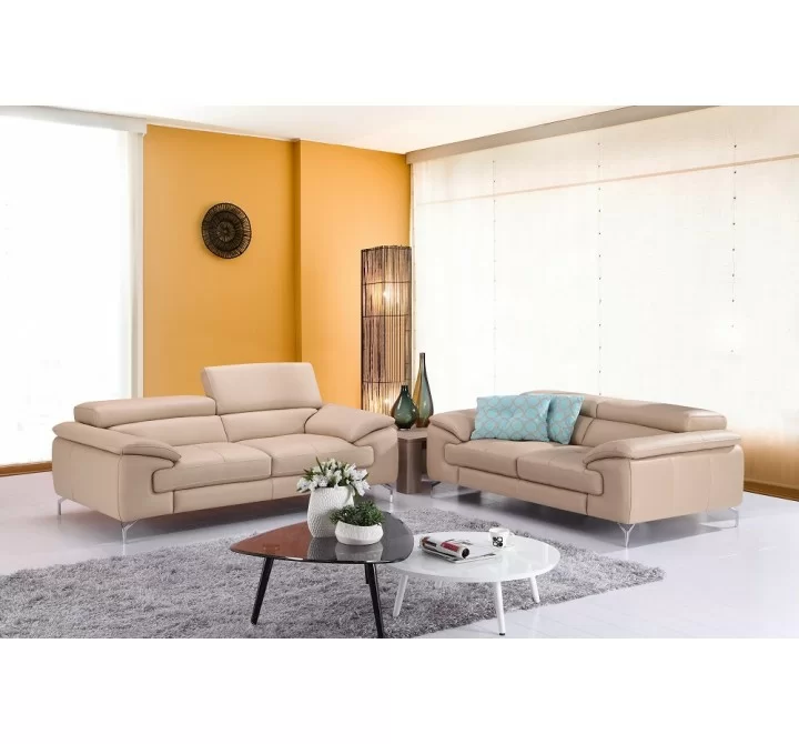 J&M Furniture A973 Italian Leather Sofa 