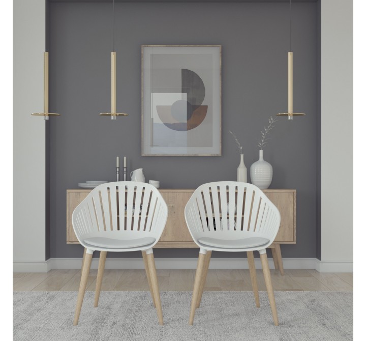 International Home Miami Amazonia 2-Piece Chairs Set - Lifestyle