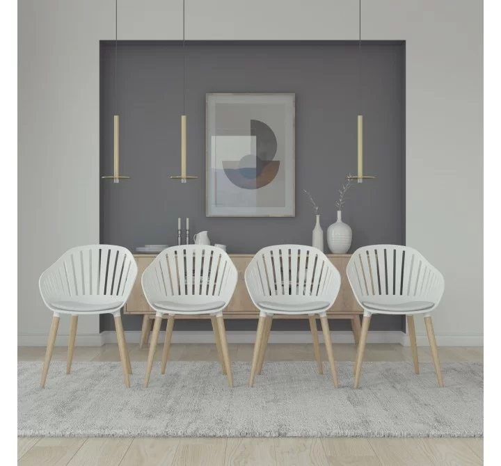 International Home Miami Amazonia 4-Piece Chairs Set - Lifestyle
