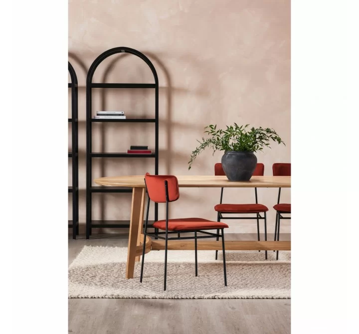 Moe's Home Collection Trie Dining Table in Large - Natural - Lifestyle