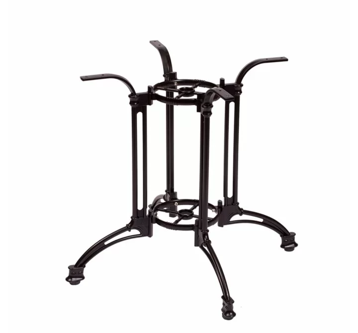 Boca Aluminum Table Base Black Powder Coat 