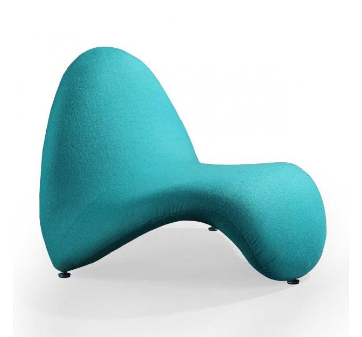 Manhattan Comfort MoMa Multi Colored Accent Chair -Set of 3 in Teal Front