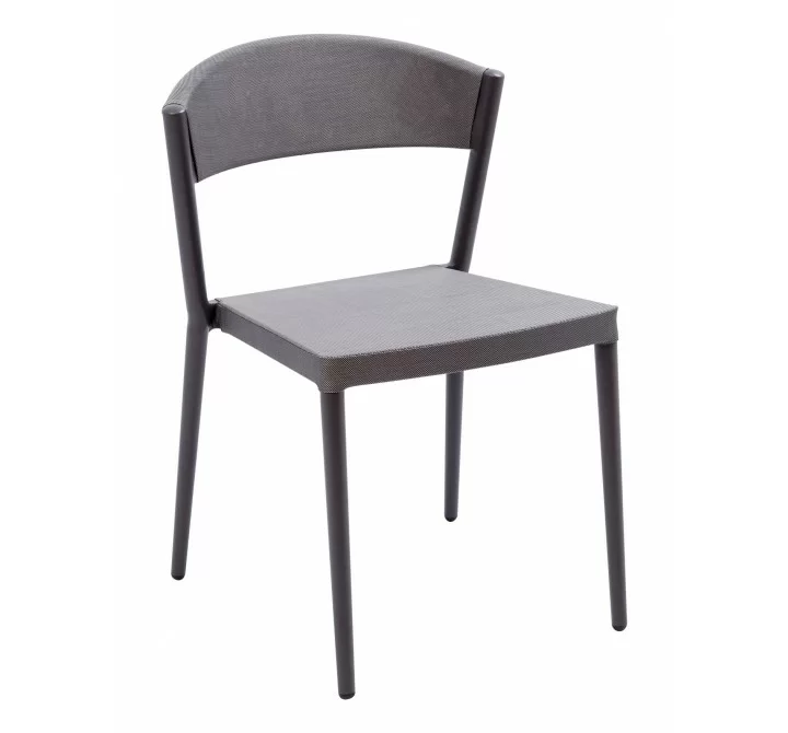 Powder Coated Aluminum Frame Side Chair - TEX-01S