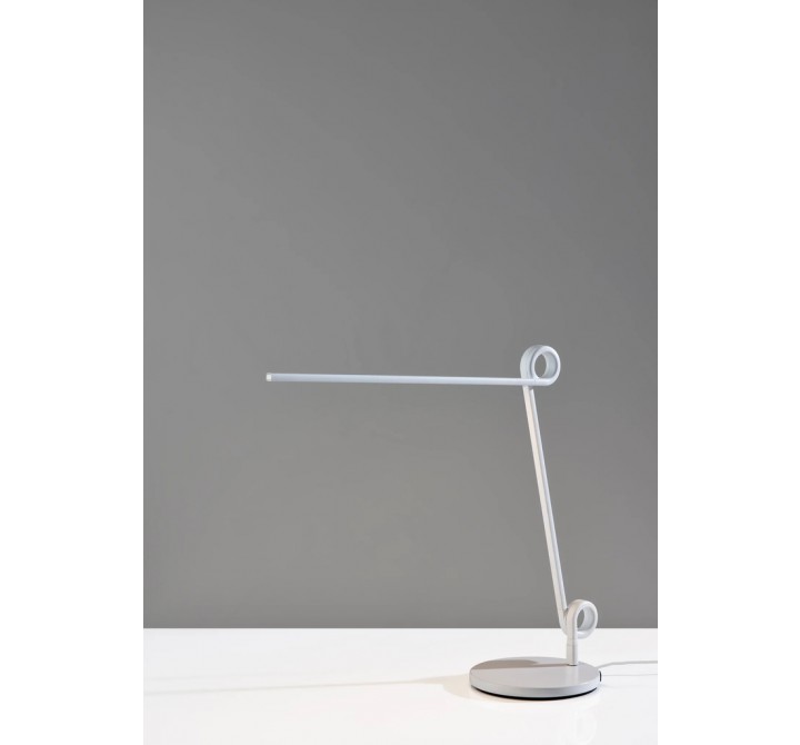 Adesso Knot LED Desk Lamp White