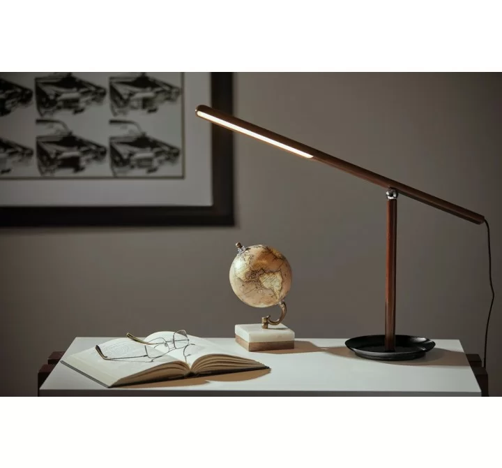 Adesso ADS360 Gravity LED Desk Lamp Walnut