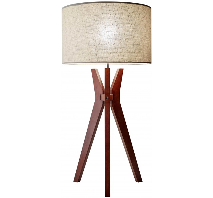 Bedford Shelf Floor Lamp - Walnut