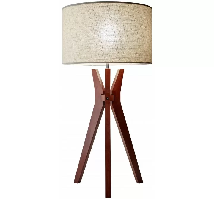 Bedford Shelf Floor Lamp - Walnut