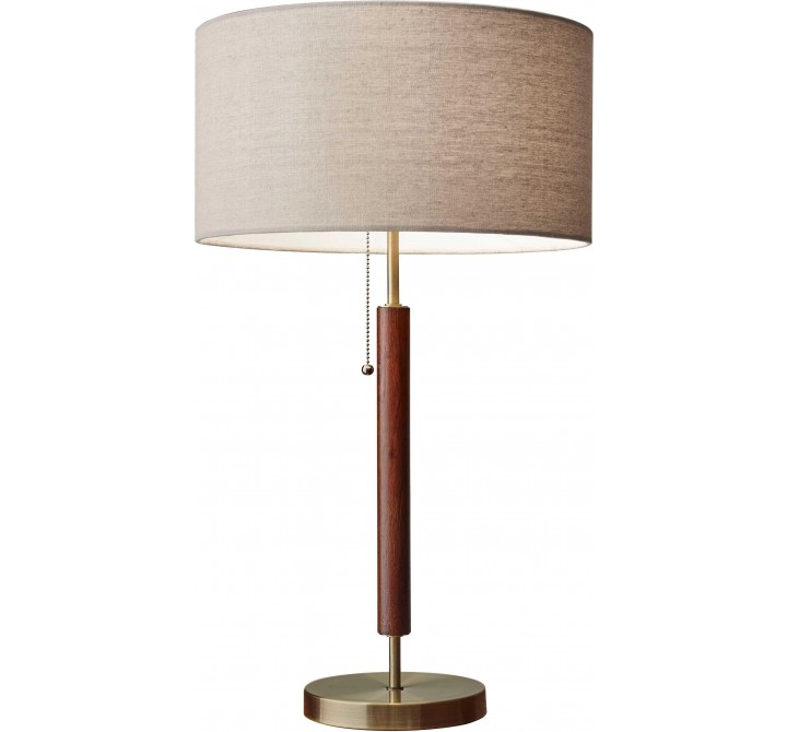 Hamilton Table Lamp - Walnut 