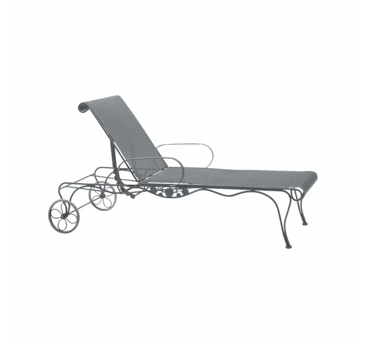 Woodard Briarwood Adjustable Chaise Lounge with Optional Cushion