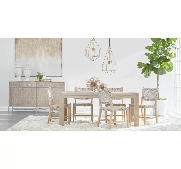 Essentials For Living Adler Extension Dining Table, Natural Grey - Lifestyle