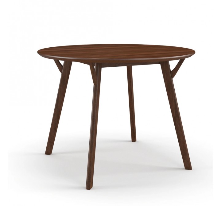 Aeon Dante Round Dining Table Walnut