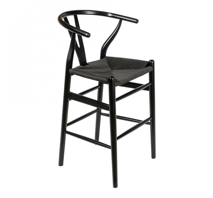 Aeon Albany Counter Stool Black / Black Cord