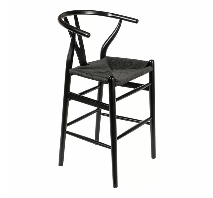 Aeon Albany Counter Stool Black / Black Cord