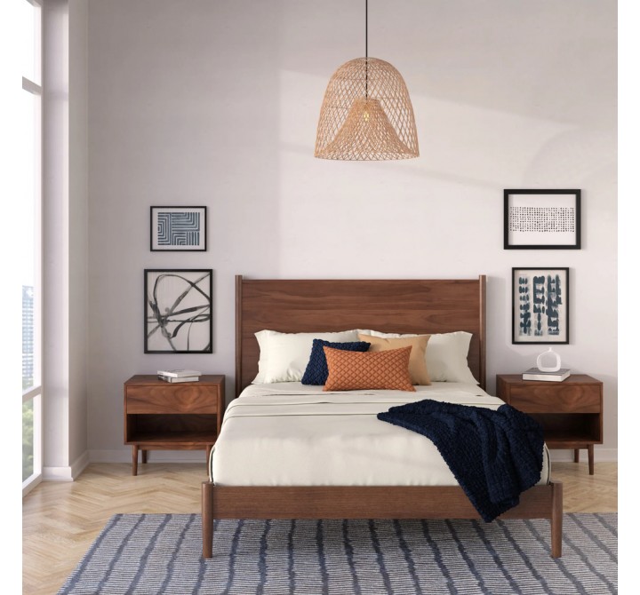 Aeon Emma Queen Bed Walnut