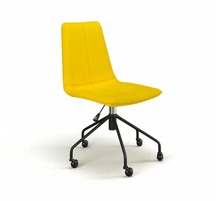 Aeon Arco Velvet Office Chair Gold