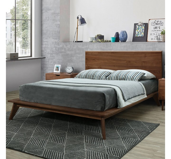 Aeon Angelica King Bed Walnut