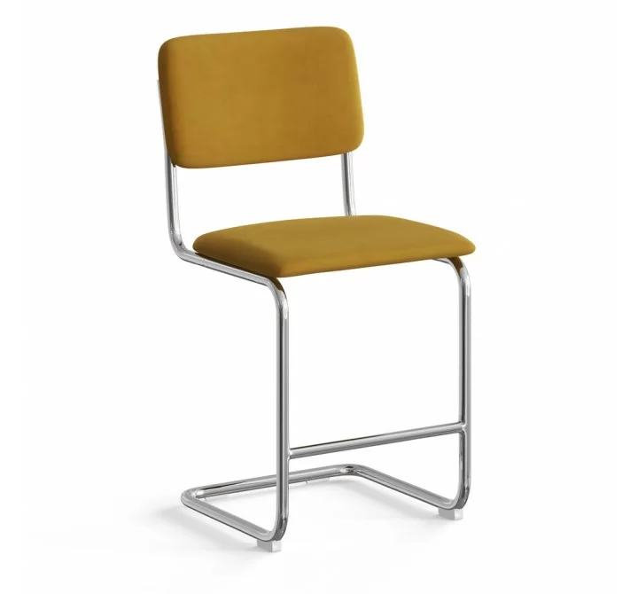 Aeon Hayward Velvet Counter Height Stool - Set of 2 Gold