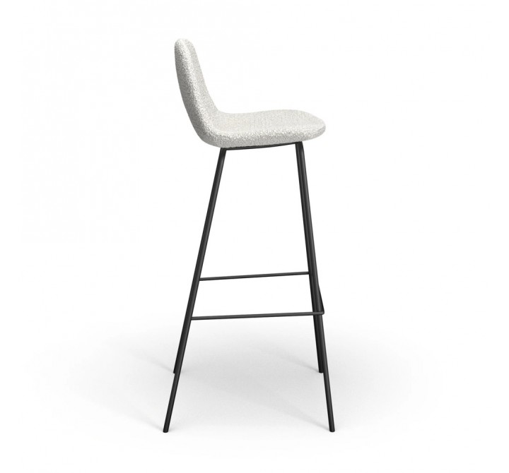 Aeon Maxine Boucle Bar Stool - Set of 2  White