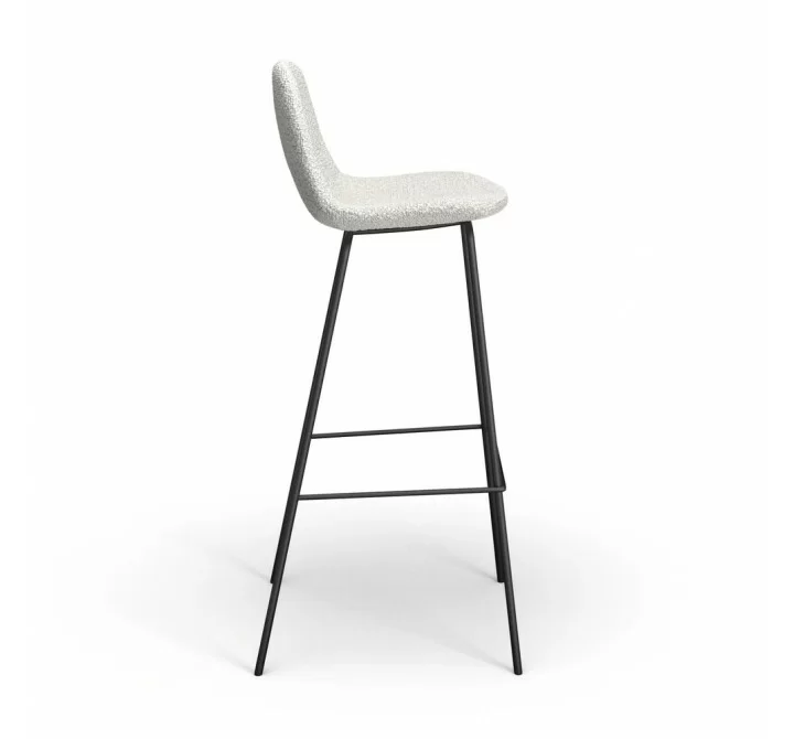 Aeon Maxine Boucle Bar Stool - Set of 2  White