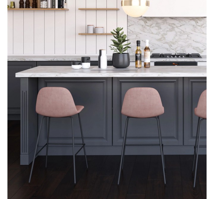 Aeon Maxine Boucle Counter Stool - Set of 2