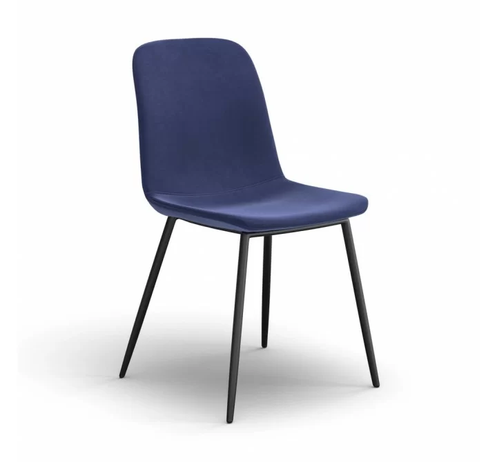 Aeon Max Velvet Dining Chair Sapphire Blue- Set of 2