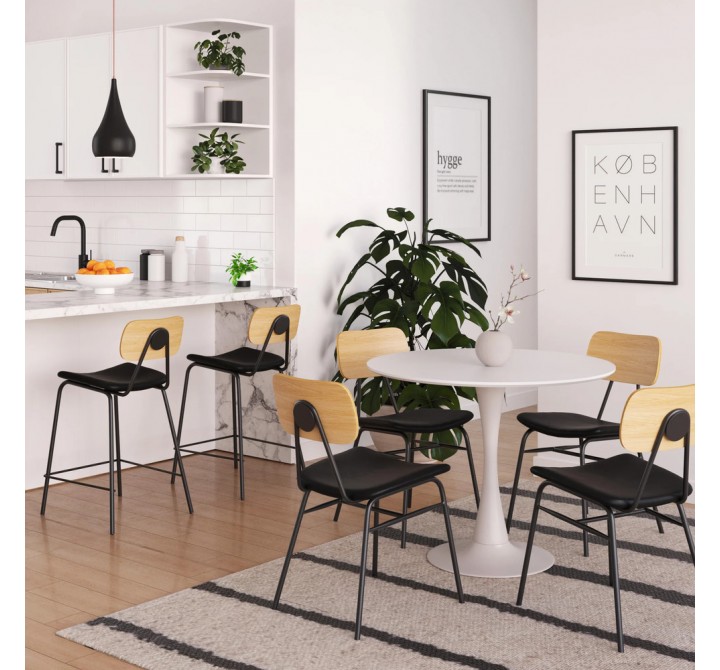 Aeon Troy Leather Dining Chair 