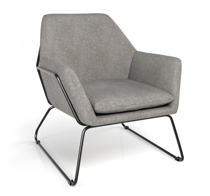 Aeon Concord Fabric Lounge Chair Beige