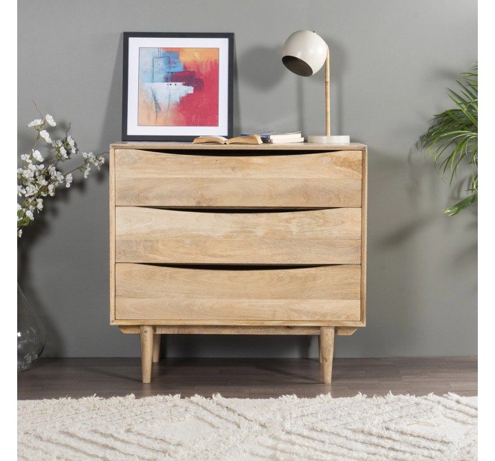Aeon Dillon Three Drawer Chest Natural