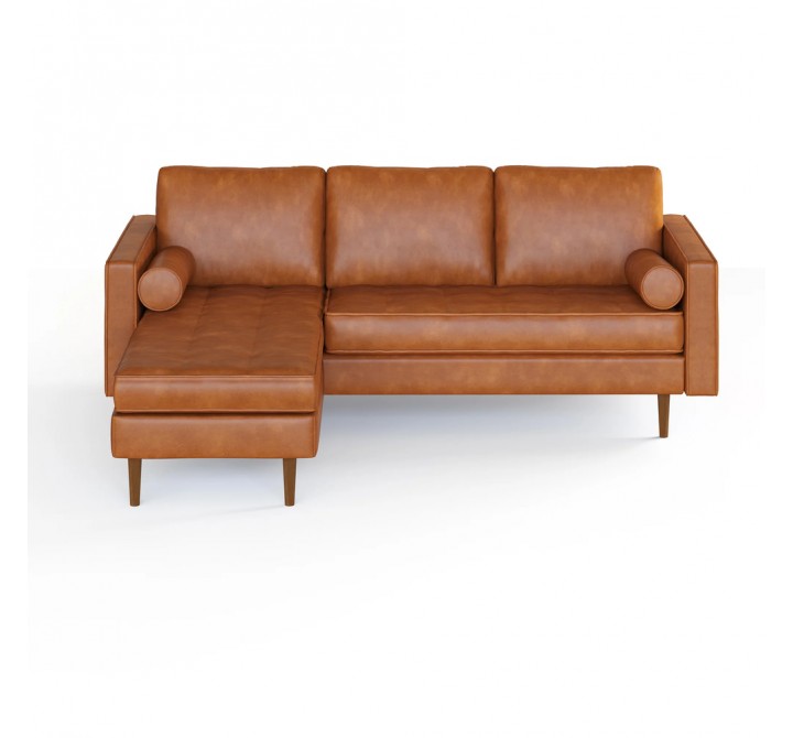 Aeon Bloomfield Vegan Leather Reversible Sectional Saddle