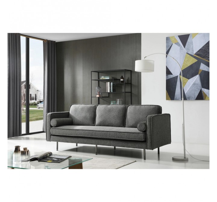 Aeon Logan Boucle Sofa Moss