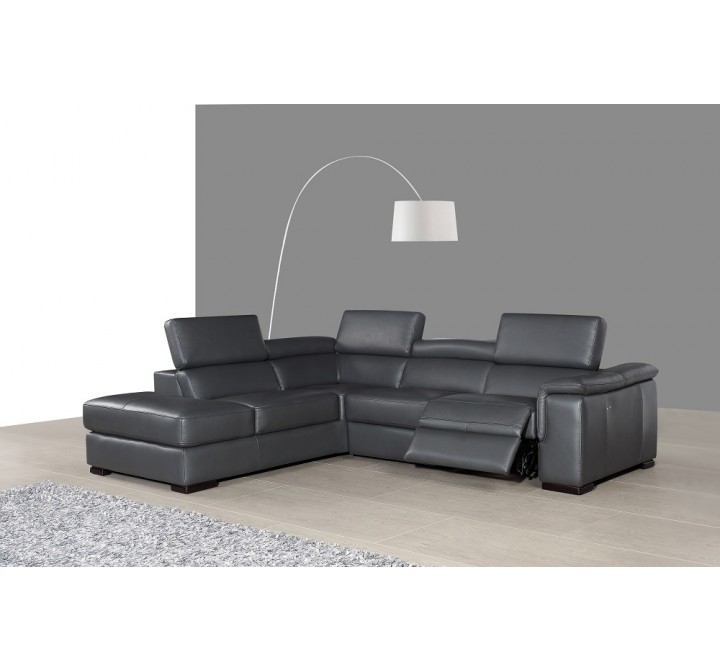 J&M Agata Premium Leather Sectional  LHFC