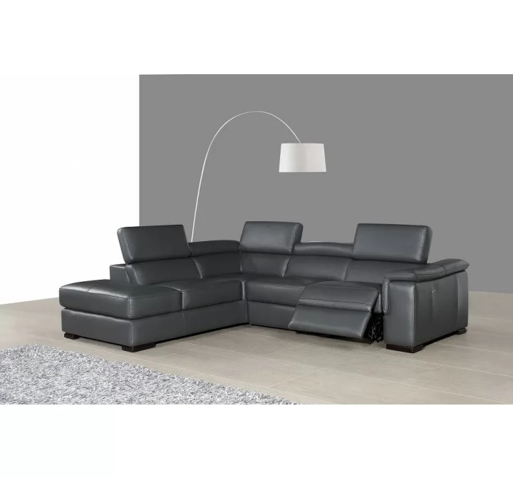J&M Agata Premium Leather Sectional  LHFC
