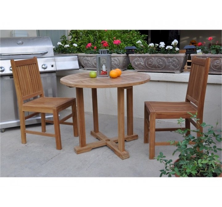 Anderson Teak Montage Saratoga 3-Pieces Dining Set