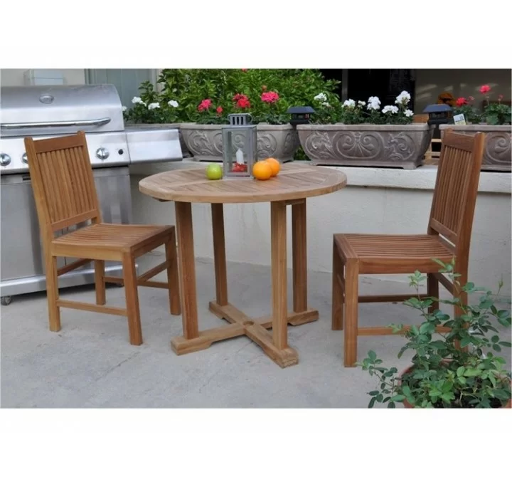 Anderson Teak Montage Saratoga 3-Pieces Dining Set
