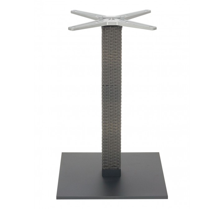Aluminum PE Wicker Post Table Stand - AL-2500 18X3 WIC
