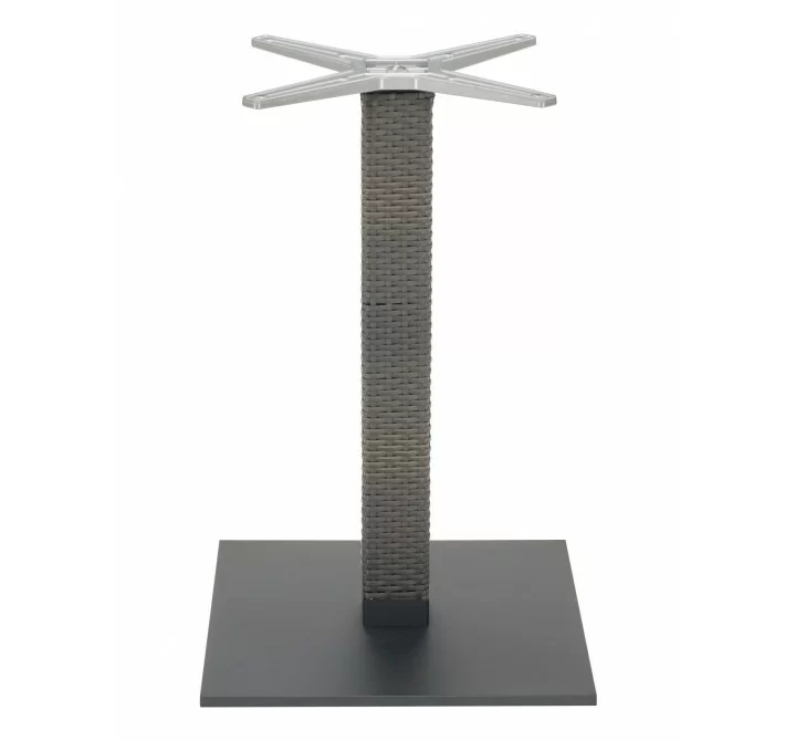 Aluminum PE Wicker Post Table Stand - AL-2500 18X3 WIC