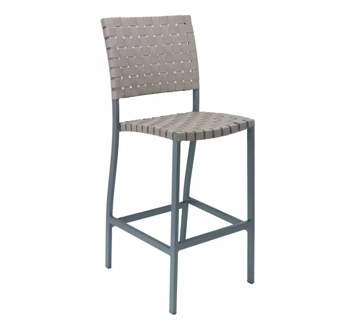 Powder Coated Aluminum Barstool - BAL-5800S - Anthracite Black