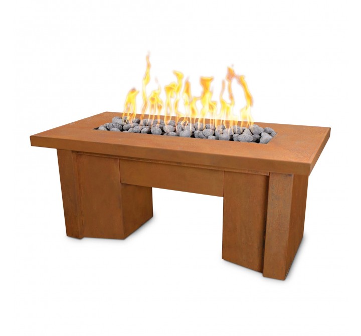 The Outdoor Plus  Alameda Corten Steel Fire Table